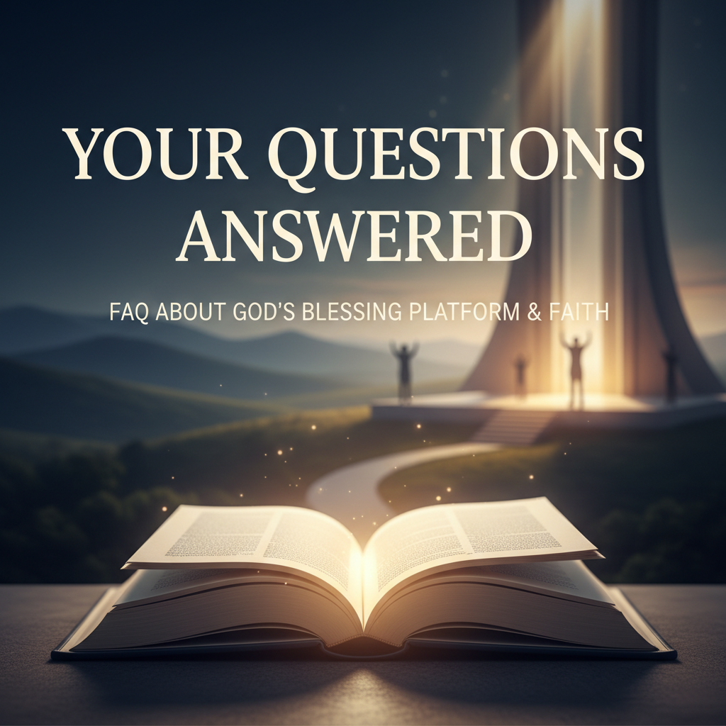 Your Questions Answered: FAQ About God's Blessing Platform & Faith