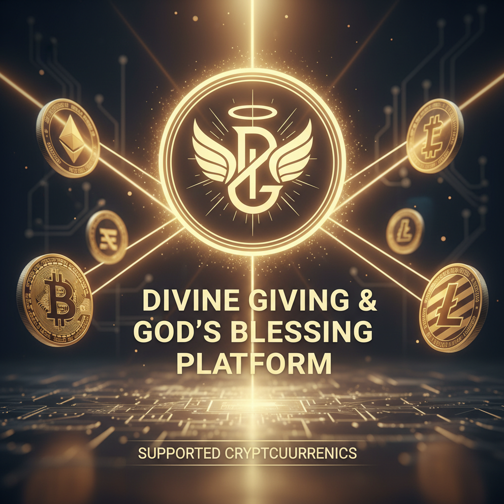 Supported Cryptocurrencies for Divine Giving & God's Blessing Platform